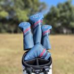 [ сменный товар ]PU кожа Golf крышка головки цилиндров из дерева крышка головки цилиндров язык way дерево hybrid покрытие putter 1 3 5