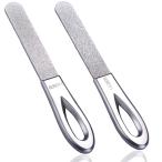 GUROYI пилочка для ногтей коготь полировальный 2 шт. комплект высококлассный eme Lee из нержавеющей стали двусторонний потертость . diamond 