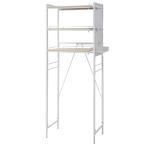 山善(YAMAZEN) ランドリーラック 幅65.5-90.5×奥行40.5×高さ180-190cm ミニバ