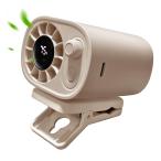 ショッピングクリップファン クリップファン 日傘 扇風機 クリップ 小型 132g軽量 360度回転ヘッド 携帯扇風