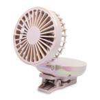ショッピング携帯扇風機 【クリップファン】 ドウシシャ コンパクトファン ミニクリ 携帯扇風機 充電式(T