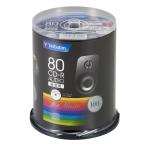 Verbatim バーベイタム 音楽用 CD-R 80分 100枚 ホワイトプリンタブル 48倍速 MU