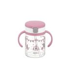  Ricci .rua прозрачный .... кружка с соломинкой R 200 розовый 1 шт 200ml 7 месяцы 