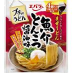 エバラ プチッとうどん 魚介とんこつ醤油味 (22g×4個) ×3袋