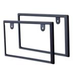 seiwa(SEIWA) car out supplies number plate frame carbon frame set carbon black K396 normal car &amp; light for automobile 