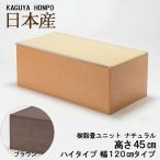 小上がり ユニット畳 畳ベンチ 樹脂畳ユニット ナチュラルorブラウン ハイタイプ 幅120cm×奥行60cm×高さ45cm 高床式 収納ベンチ 収納ボックス 15089/15081