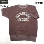 クッシュマン CUSHMAN 26876 VINTAGE WASH MINI PILE SWEAT TEE ミニパイル　スウェット　Tシャツ