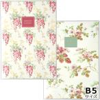 ローラアシュレイ家計簿 日付・曜日フリー B5サイズ│能率 2冊までネコポス便可能 M在庫