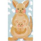  животное карта кенгуру 56×90mm 12 листов 7-012-5 Mini сообщение карта ..30 шт до кошка pohs рейс возможность [M наличие -2-C1]