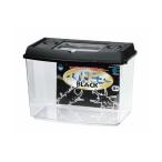 マルカン プラケース ワイドビュー ブラック（特大） PW-05BL