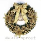 で christmasクリスマスリース玄関飾り/ドア飾りクリスマス飾り/おしゃれ60cm/壁掛け/店舗用/法人用/装飾 玄関や壁がおしゃれに