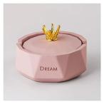 ?皿 蓋付きの樹脂灰皿煙防止かわいいデスクトップ灰皿飾り灰のホールダー 煙の出ない灰皿 (Color : Pink, サイズ : Crown