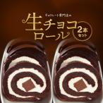 生チョコロールケーキ 2本セット 生 洋菓子  ロールケーキ  チョコレート 生チョコ 手土産 贈り物 プレゼント 神戸  お買得 送料無料 【冷凍配送 生洋菓子】