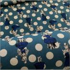 marble 50cm 綿麻キャンバス 生地 不思議の国のアリス