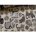 marble 50cm единица измерения хлопок лен парусина ткань ткань Северная Европа кошка кошка цветок linen sepia 1B