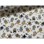 marble 50cms уход ткань ткань принт Country cute bear..off white navy 1B