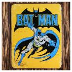 C3 ブリキ看板 BATMAN バットマン イエローバック