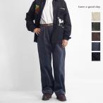 ショッピングmarc 【セール価格】ハブアグッドデイ have a good day コーデュロイ タックパンツ ワイドパンツ トラウザーズ 日本製 メンズ