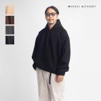 ショッピングmarc マニュアルアルファベット MANUAL ALPHABET ウールレット プルオーバーパーカー メンズ