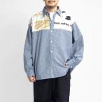 【バーゲン価格】ヴィンテージタペストリー リメイク シャンブレーシャツ メンズ