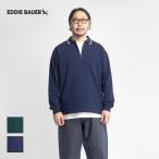 エディーバウアー EDDIE BAUER QUARTER ZIP RUGGER SHIRTS ハーフジップ ラガーシャツ 長袖 メンズ
