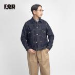 ショッピングmarc FOBファクトリー FOB FACTORY G3 セルビッチデニムジャケット 2nd Gジャン F2378 日本製 メンズ