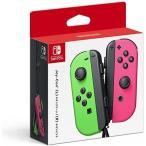 在庫あり！任天堂純正品 Joy-Con (L) ネオングリーン/ (R) ネオンピンク【他店舗印あり】