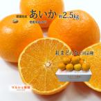 あいか 紅まどんなと同品種 2.5キロ サイズ混合 約12〜14個 箱買い L 2L 3L 2.5kg 甘い 愛果28号 まれに表面に傷有 一部地域 送料無料