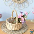  ручная работа. ротанг плетеный корзина, цветок корзина, наружный пикник корзина, еда сохранение для портативный корзина, retro . многоцелевой . крепкий . смешанные товары место хранения корзина, для бытового использования место хранения 