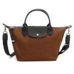 ショッピングロンシャン ロンシャン LONGCHAMP ハンドバッグ ショルダーバッグ 1512 ブラウン リサイクルキャンバス レディース