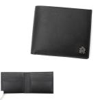 【並行輸入品】 DUNHILL ダンヒル 二つ折り財布 折り畳み L2XR30A SHORT WALLET 財布 小銭入れ無し ブラック