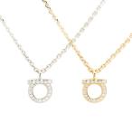 フェラガモ ネックレス Ferragamo NECK GANSTR8 760131 シルバー ゴールド CRYSTAL PALL LUC ORO GIOV 696655 696654