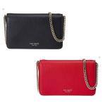 ケイトスペード 財布 kate spade 長財布 チェーンウォレット PWRU7604 ブラック レッド BLACK HOT CHILI 黒
