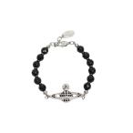 ショッピングWestwood 【並行輸入品】 ヴィヴィアンウエストウッド ブレスレット Vivienne Westwood MESSALINE 61030075-02P178 シルバー ブラック