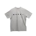 ショッピングマルニ 並行輸入品 マルニ MARNI Tシャツ ロゴ コットン クルーネックT マルニキッズ MT135U-M002MV-M00RF-0M903 グレー