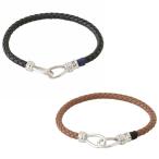 トミーヒルフィガー ブレスレット TOMMY HILFIGER 2790233S ダブル フック レザー メンズ アクセサリー DOUBLE HOOK BRACELET シルバー ブラック ブラウン