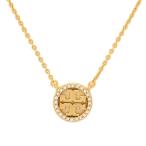 TORY BURCH トリーバーチ ネックレス CRYSTAL LOGO DELICATE NECKLACE 53420 TORY GOLD/CRYSTAL 783 ゴールド