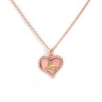 ヴィヴィアンウエストウッド ネックレス Vivienne Westwood 63020103 G208 ペトラ ペンダント Petra Pendant ハートモチーフ ピンクゴ..