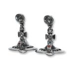 ショッピングヴィヴィアン ヴィヴィアンウエストウッド ピアス Vivienne Westwood 62020032 S001 NEW PETITE ORB EARRINGS ガンメタル メンズ レディース