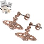 ヴィヴィアンウエストウッド ピアス Vivienne Westwood 62020025-G120 MINI BAS RELIEF DROP EARRINGS レディース PINK GOLD SILK ピンクゴールド