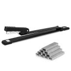 deli 中綴じホッチキス 製本用 ロングリーチ 金属製 最大20枚対応 No.3-1M針対応