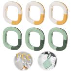 ショッピングフック EsiFare S字フック 落下防止 錆び防止【6個セット】S型フック 折りたたみ式 小物