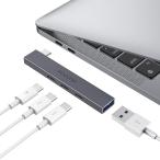 MOGOOD USB Cハブ 4-in-1 USB ハブ Type C サポート60W急速充電 5Gbps高速転送 3
