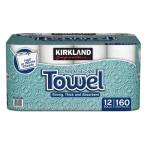 KIRKLAND машина Clan do signature roll полотенце ( бумага полотенце ) 2 листов накладывающийся 160 cut 12 roll 