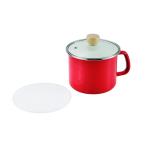  жемчуг металл сигнал low с одной стороны Cook pot глубокий type 14cm красный IH соответствует klasoHB-5365