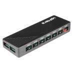 upHere вентилятор ступица 7 порт PWM соответствует Sata источник питания ввод 4 булавка а также 3 булавка вентилятор для Fan Hub[FH07]