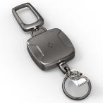 [Spigen] 格納式高耐久カラビナキーチェーン IDバッジホルダー リールクリップ カードホルダー用
