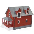 1 шт N gauge 1:160 модель house сборка модель строение расположение .. коллекция пейзаж оборудование орнамент расположение * geo лама *DIYJZN01 ( красный )