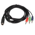  Mini DIN - 3.5mm кабель, Mini DIN 9 булавка - DC 3.5mm звук код, динамик,HiFi оборудование, стерео система 