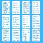 Renjzle stencil сиденье алфавит rufa спальное место stencil plate садоводство Silhouette stencil покраска инструмент маркировка plate 